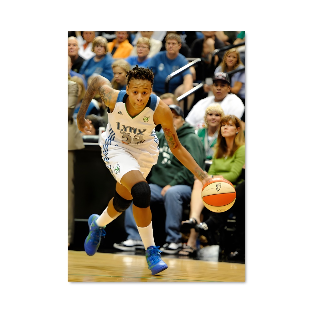 Poster Seimone de augustus – affiche Basketball